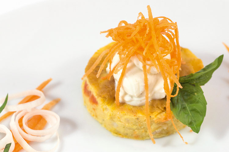carrot and leek tartlets