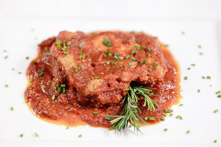 scaloppina di pollo alla livornese